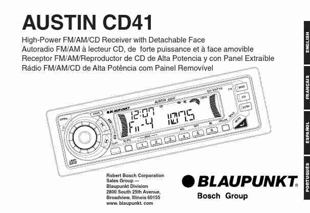 Blaupunkt Car Stereo System AUSTIN CD41-page_pdf